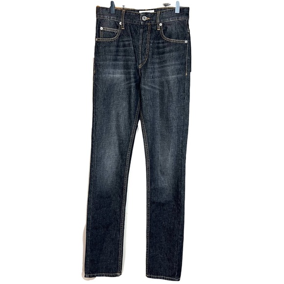Isabel Marant Etoile Biliana Trouser Jeans Dark Wash Mid Rise Straight US Size 2